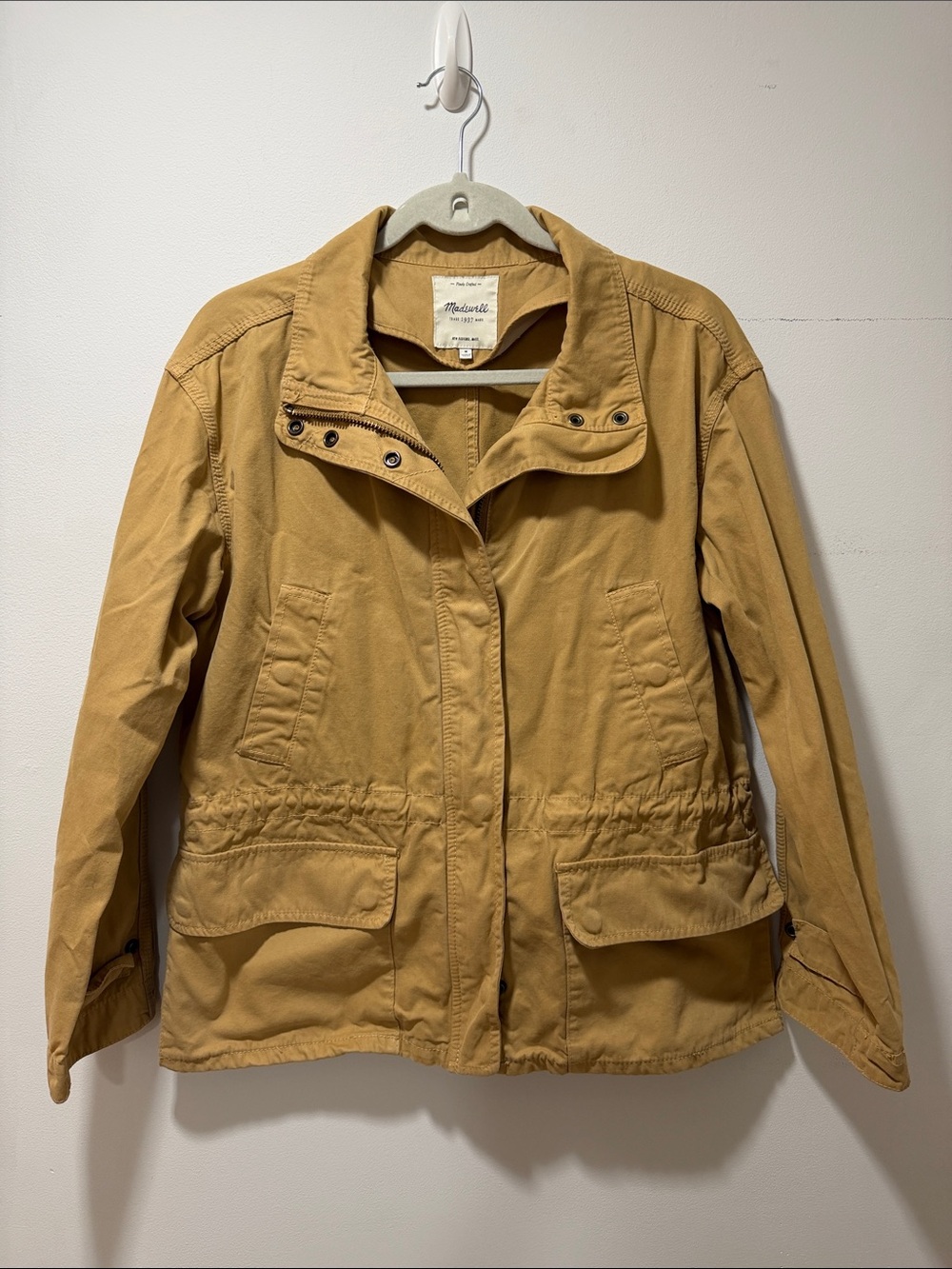 Madewell Women’s‎ Utility Jacket Front Pockets MEDIUM Spring Cotton Lightweight
